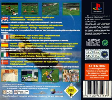 Onside Complete Soccer (EU) box cover back